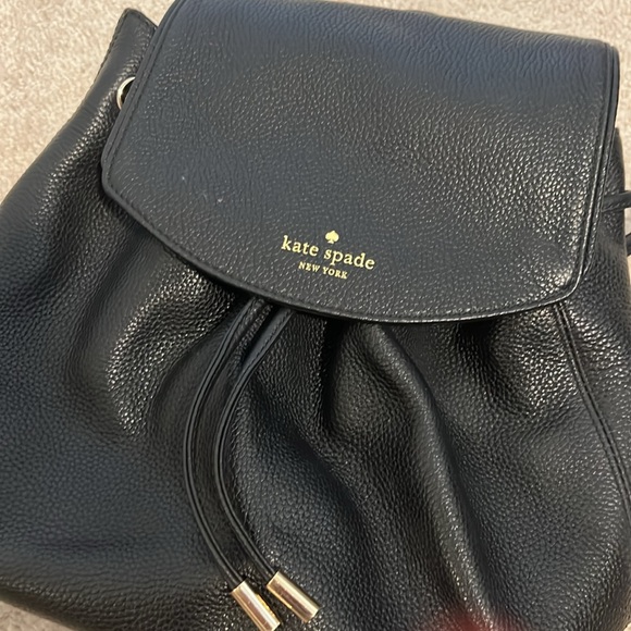 Gently Used Black Kate Spade Backpack - Picture 4 of 8